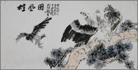 （王冰石、欧阳龙）合作，花鸟画