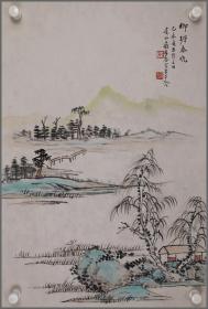 蒋梦谷，山水画