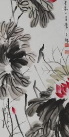 陈子林，花卉四条屏