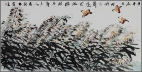 马新林，花鸟画
