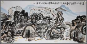 朱松发，山水