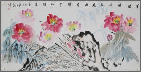 孙海青，花卉画
