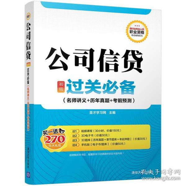 银行业专业人员职业资格考试辅导系列：公司信贷（初级）过关必备（名师讲义+历年真题+考前预测）