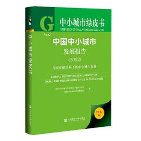 中小城市绿皮书:中国中小城市发展报告2022（精装）