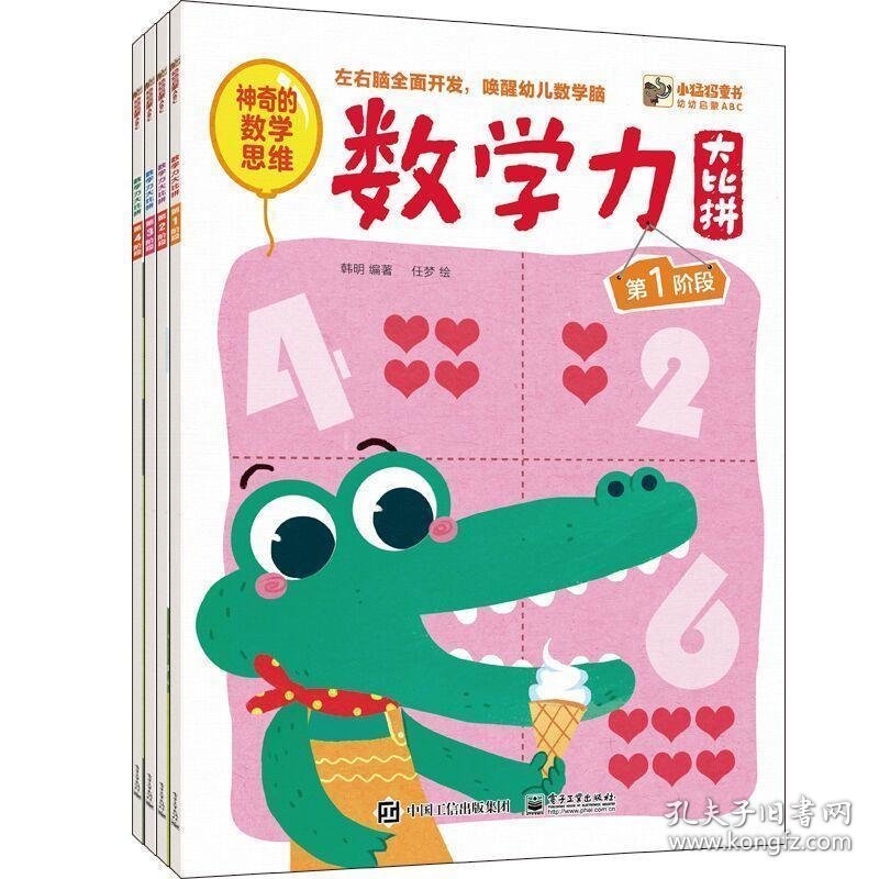 数学力大比拼（全4册） 韩明电子工业出版社9787121357381