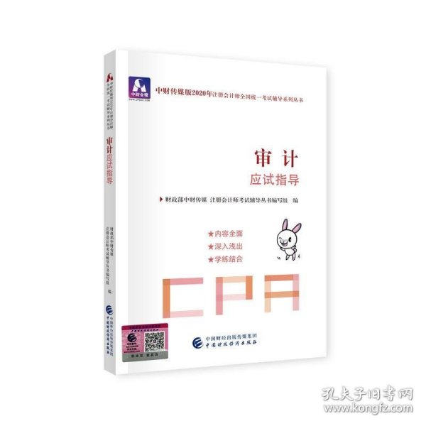 注册会计师2020配套辅导 2020年注册会计师全国统一考试辅导系列 应试指导 审计应试指导