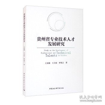 贵州省专业技术人才发展研究 王见敏,王大权,罗靖之 著中国社会科