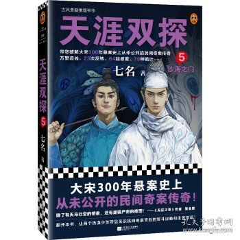 天涯双探5：沙海之门 七名江苏凤凰文艺出版社9787559469328