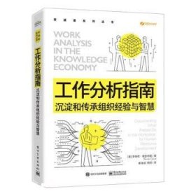 工作分析指南:沉淀和传承组织经验与智慧:documenting what peopl