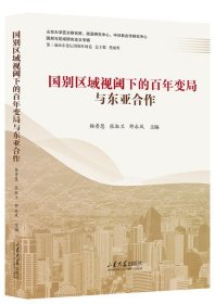 国别区域视域下的百年变局与东亚合作 杨鲁慧,张淑兰,邢永凤山东