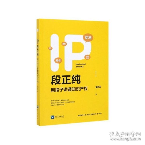 IP段正纯——用段子讲透知识产权