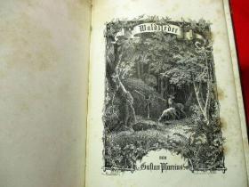 插图本【森の歌】精装1册全，1869年刊