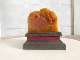 清乾隆 螭龙印章