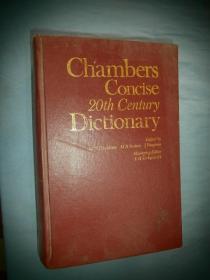 Chambers Concise 20th Century Dictionar 钱伯斯简明二十世纪英语词典