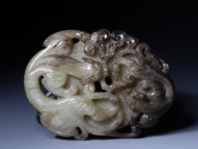 和田玉双龙壁