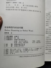 社会转型与社会问题