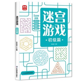 迷宫游戏（全4册）专注力培养闯关儿童4级进阶式3-6-7-10-12岁玩具书益智开发锻炼观察力判断力