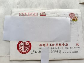 福建上杭书法家：邹泉生先生签名的新年贺卡一张