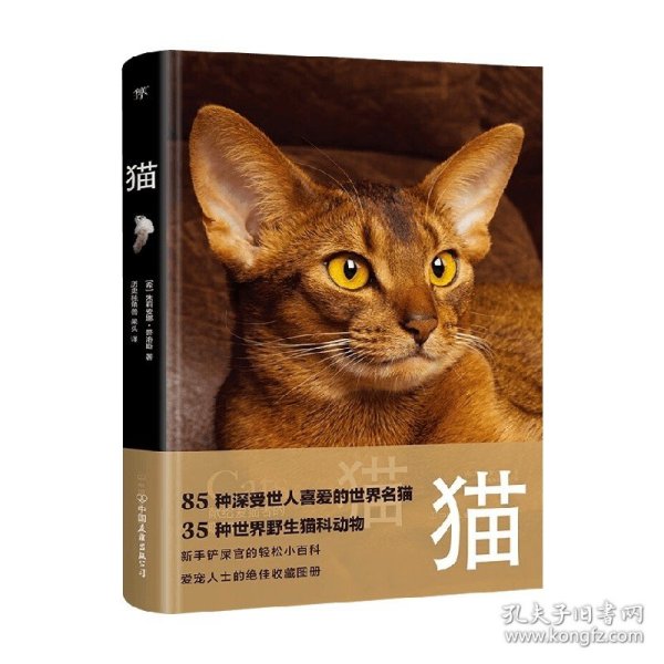 猫（野猫家猫百科大全，85种世界名猫，35种野生猫科动物。精装全彩印刷，200+高清美图，附赠手账+图鉴+书签）