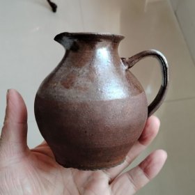 老民俗传统物件老陶壶