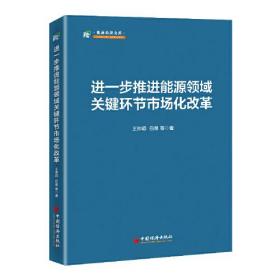 进一步推进能源领域关键环节市场化改革 9787513671507 /王仲颖 白泉