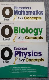 英文：Biology key Concepts等三本书