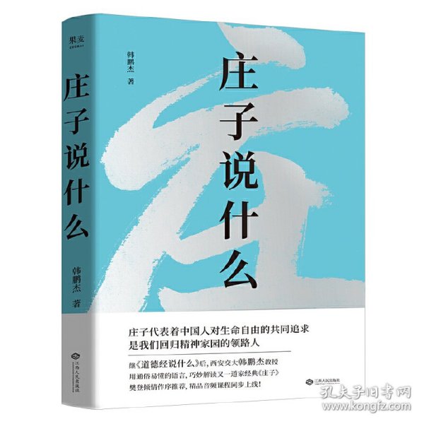 庄子说什么（继《道德经说什么》之后，韩鹏杰又一部道家经典解读著作，樊登作序倾情推荐）