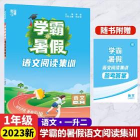 2023新版学霸的暑假暑期阅读语文1升2语文阅读集训1年级