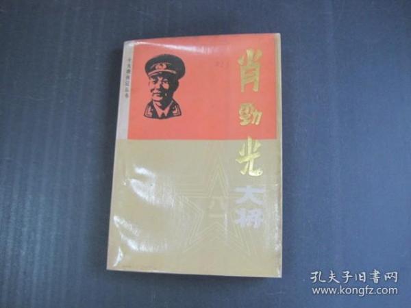 肖劲光大将