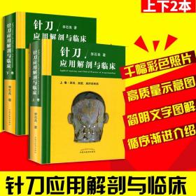 针刀应用解剖与临床医学书籍上下册李石良著针刀临床实践常用病种局部解剖针刀松解目标组织针刀入路层次中医书籍中国中医药出版社