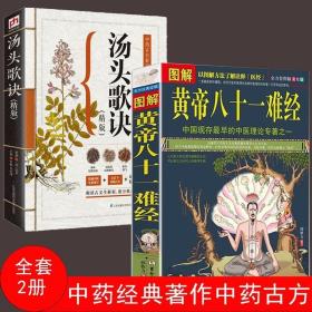 图解黄帝八十一难经+汤头歌诀（精版2册）书籍