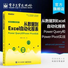 从数据到EXCEL自动化报表:POWER QUERY和POWER PIVOT实战 黄海剑大海 著  