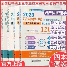 全4册 2023妇产科护理学中级第3科第4科 护理学中级第1科第2科考点笔记及强化训练1200题 全国初中级卫生专业技术资格考试辅导丛书