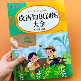 小学语文词语专项训练：成语知识训练大全（彩绘视频版）