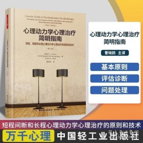 万千心理·心理动力学心理治疗简明指南：短程、间断和长程心理动力学心理治疗的原则和技术：第三版