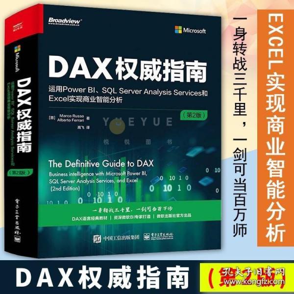 DAX权威指南：运用Power BI、SQL Server Analysis Services和Excel实现商业智能分析（第2版）