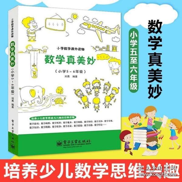 趣味数学 数学真美妙5-6年级 数学课外读物 5-6年级 数学课外书 数学辅导 数学思维训练 同步辅导 数学 小学五六年级数学教辅书籍