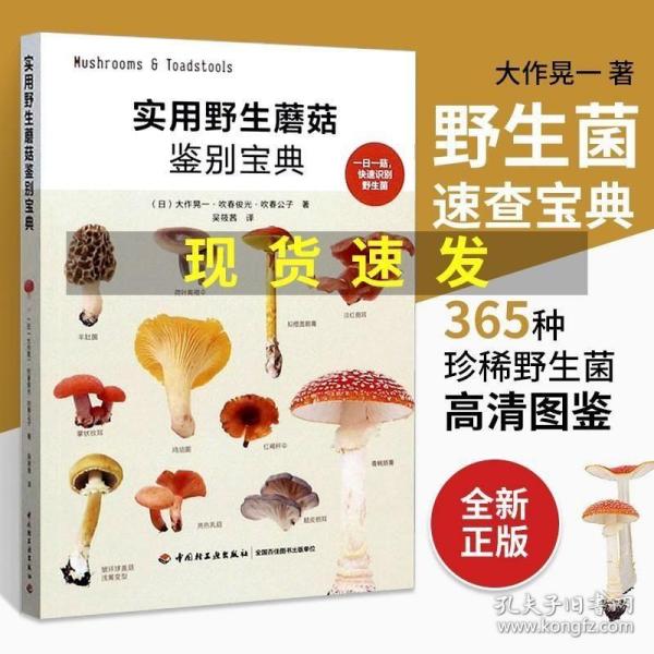 正版现货 实用野生蘑菇鉴别宝典 大作晃一 吹春俊光 野生蘑菇使用图鉴书籍 食用蘑菇菌菇松茸菌类野生菌野生毒蘑菇识别方法采书蘑菇百科书籍