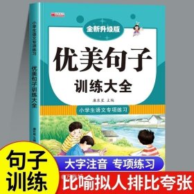 正版现货 优美句子积累大全小学生语文专项训练打卡计划小学的日积月累摘抄好词本好句好段书籍一三二四六五年级下上册练习比喻拟人排比夸张