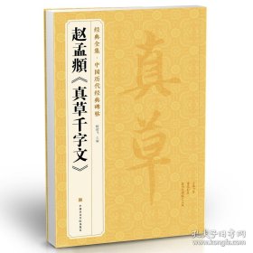 正版书籍经典全集 赵孟頫《真草千字文》行书字帖 中国历代原碑帖小楷书毛笔书法小草放大练字版教程出版社正版美术书籍 杨建飞