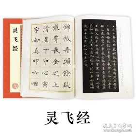 正版书籍灵飞经 小楷字帖历代碑帖高清放大临摹本 新华书店正版毛笔小楷字帖临摹全文简体旁注对照本 硬笔楷书小楷毛笔书法字帖临摹