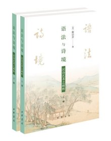 语法与诗境 汉诗艺术之破析 全二册 蔡宗齐著 中华书局 正版书籍 蔡宗齐 中华书局9787101152371