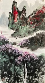 宋雨桂《紫气东来》山东临邑县邢侗街道糖坊村人 ，后迁居东北，汉族，大学学历，民革党员，鲁迅美术学院绘画系预科毕业。自幼随母习画，别名雨鬼，独创北派山水画技法，擅长中国画、版画。被誉为“当代中国山水画第一人”，享受国务院政府特殊津贴