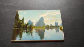 桂林山水 明信片 （英 阿 乌）全12张