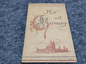 Art and  Germany(1928年外文原版 艺术与德国 内多古建，绘画，雕塑等图片 少见)