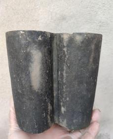 陶器筷子筒，高14厘米，宽13厘米，品相如图所示，没有冲线，有点芝麻小磕-41259445