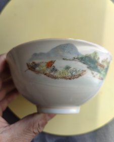 全品粉彩瓷器碗，口径12厘米-32