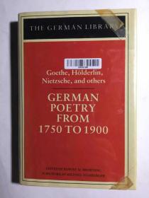 German Poetry from 1750 to 1900
