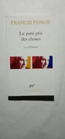 法文原版  Le Parti Pris des Choses / Douze Petits Ecrits / Poemes