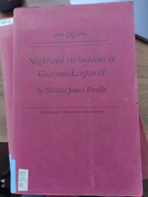 Night and the sublime in Giacomo Leopardi